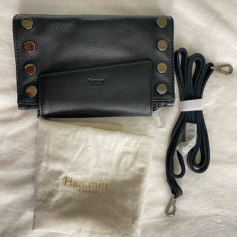 Hammitt Levy Black Gunmetal Leather Bag
Handbag Award handbag Zip Lifetime